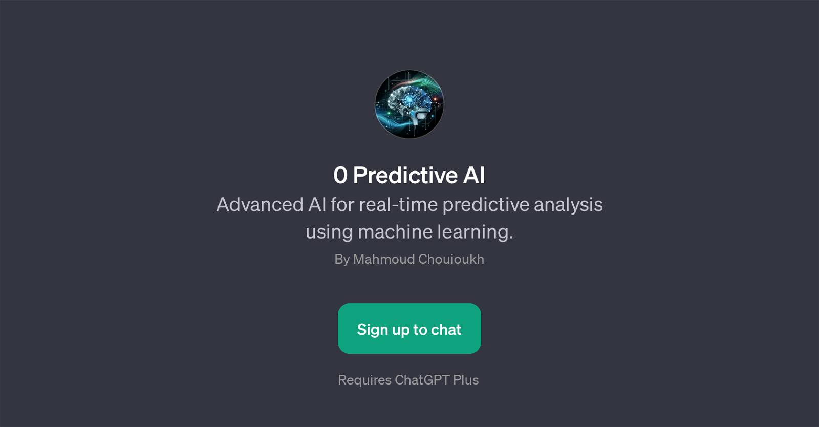 0 Predictive AI website