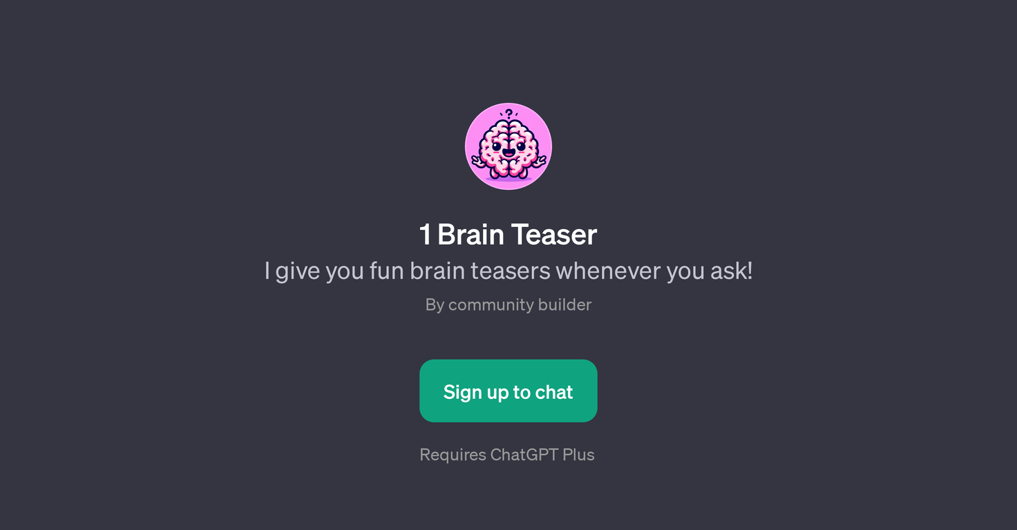 1 Brain Teaser website