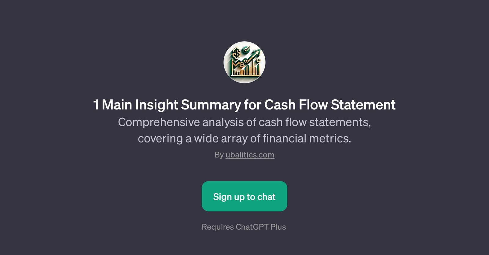 1 Main Insight Summary for Cash Flow Statement website