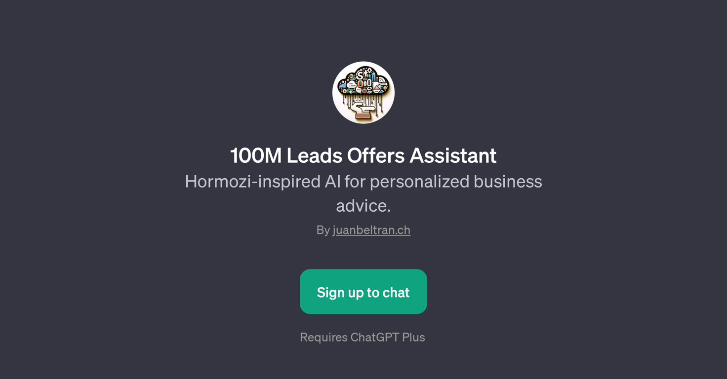 100M Leads Offers Assistant website
