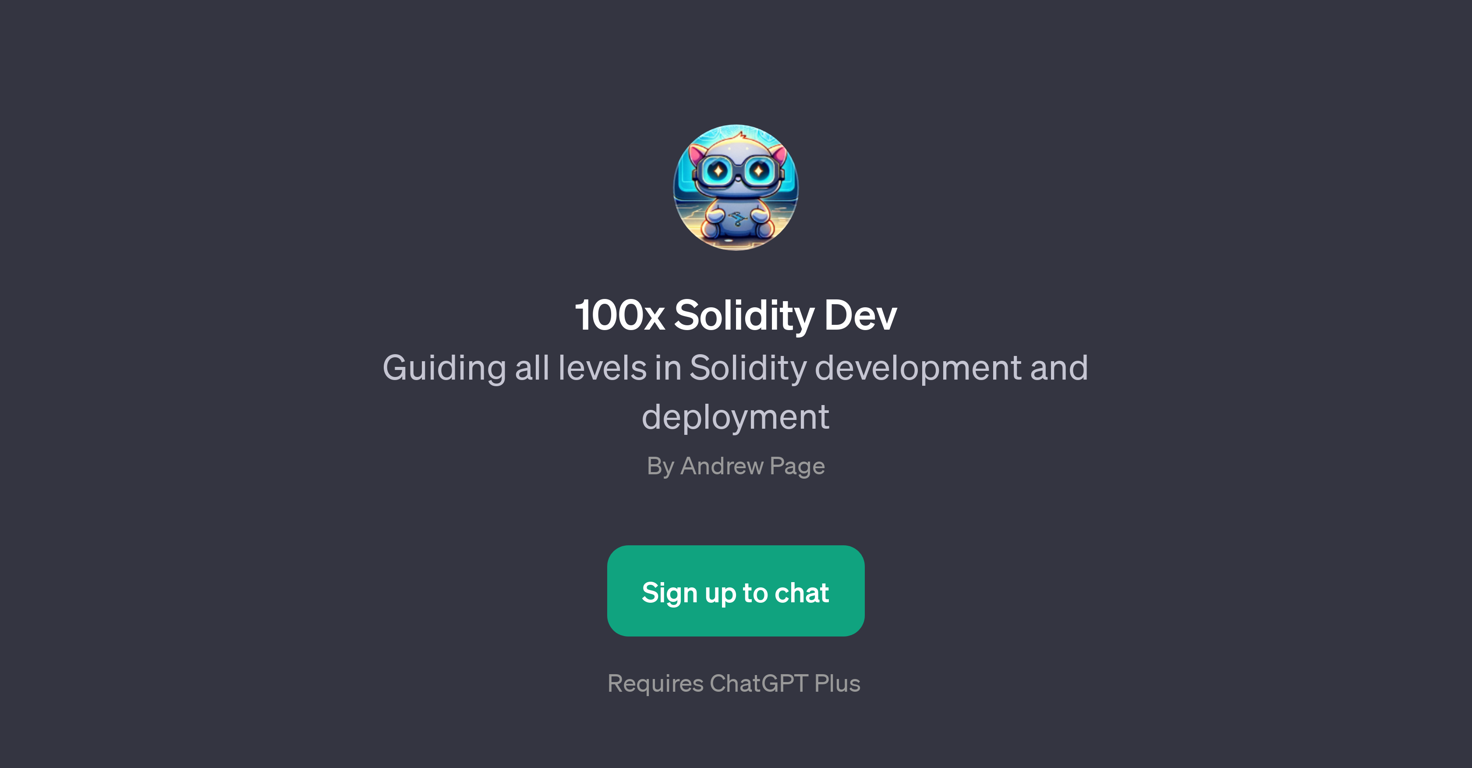 100x Solidity Dev website