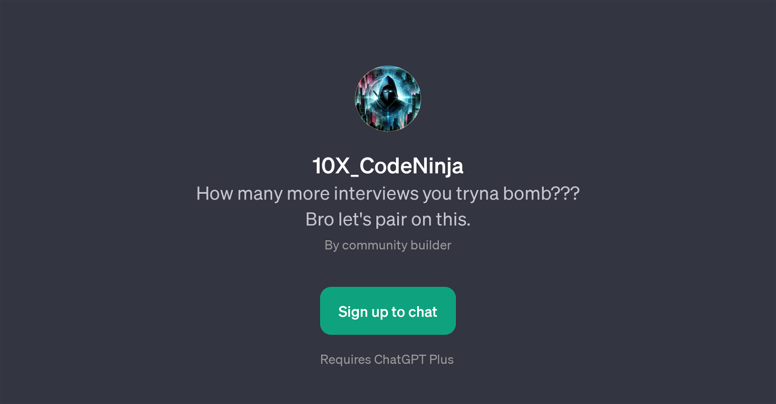 10X_CodeNinja website