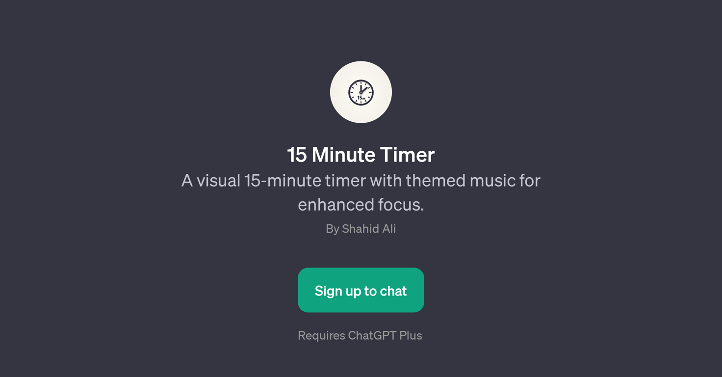 15 Minute Timer website