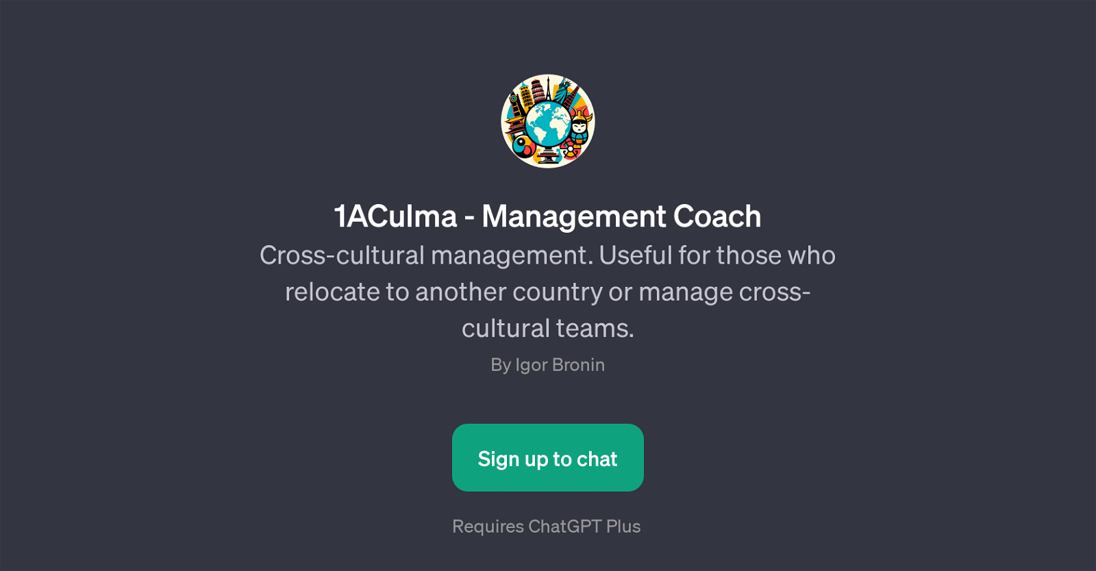 1ACulma - Management Coach website