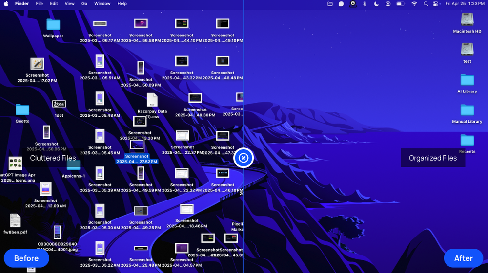 Files Magic AI File Organizer for Mac website