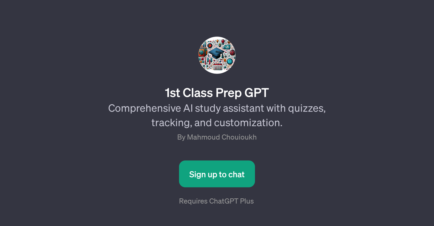 1st Class Prep GPT website