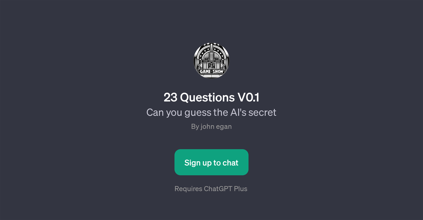 23 Questions V0.1 website