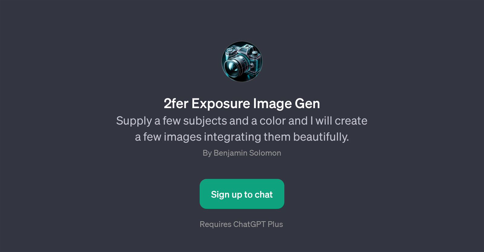 2fer Exposure Image Gen website