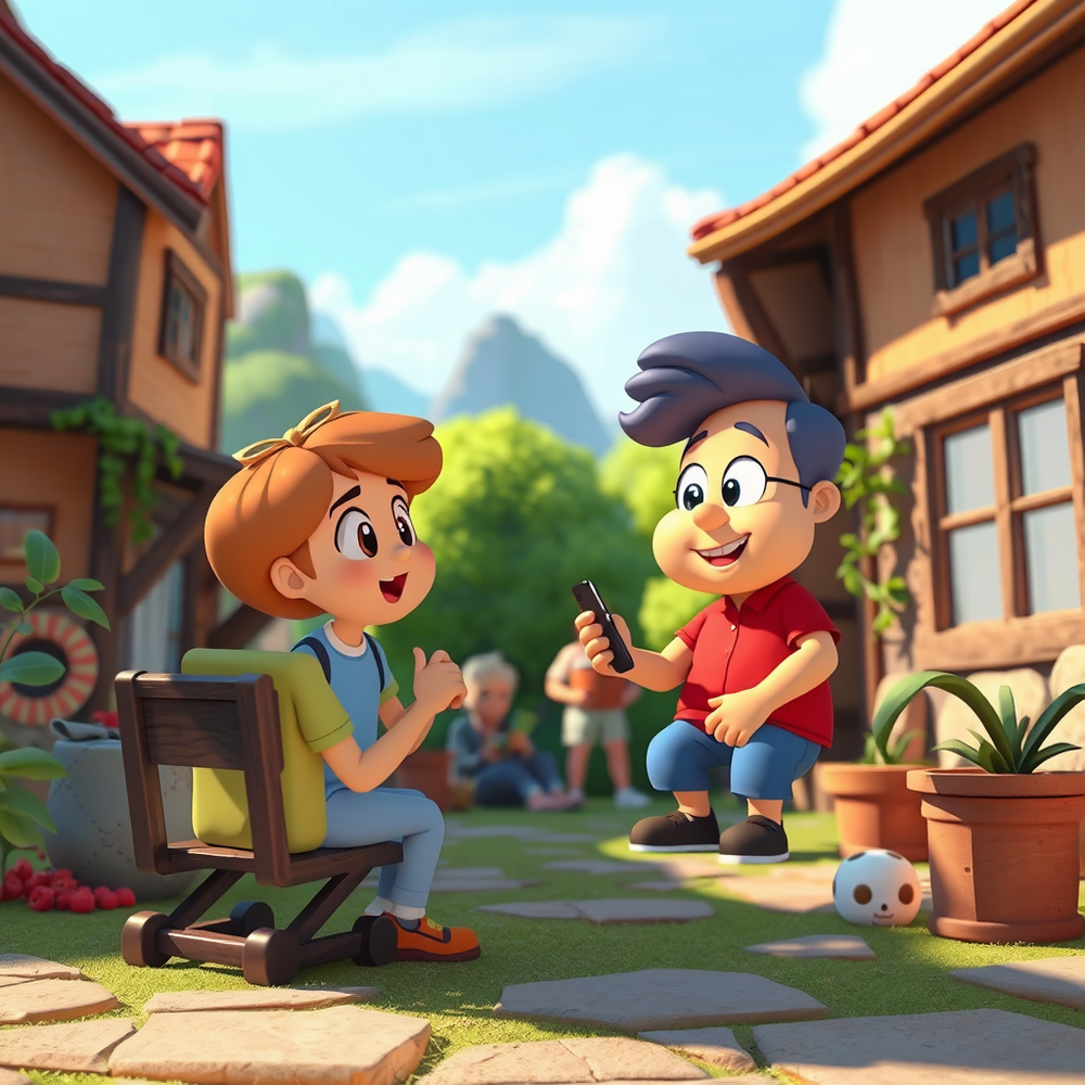 3D cartoon Film Script Generator website