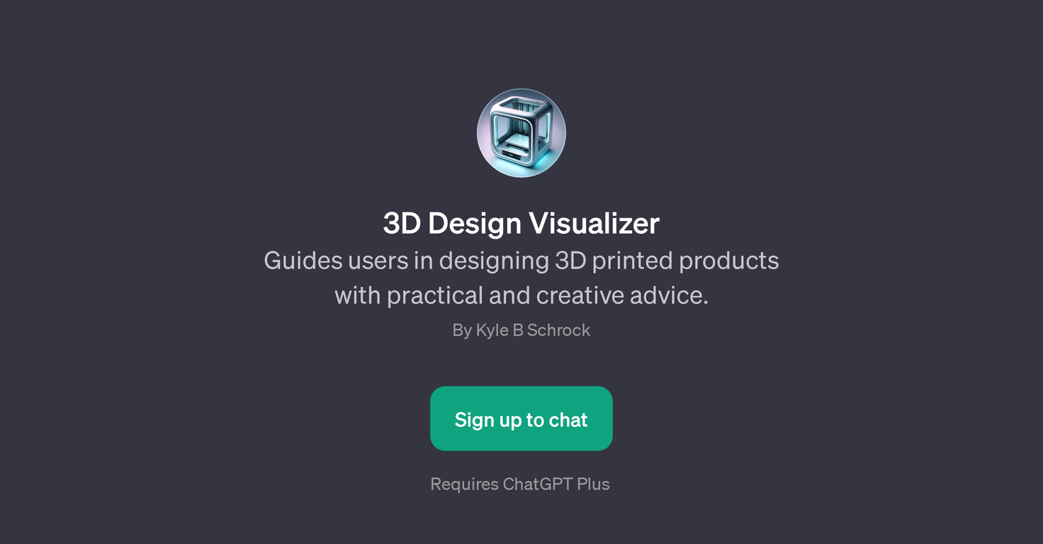 3D Design Visualizer website