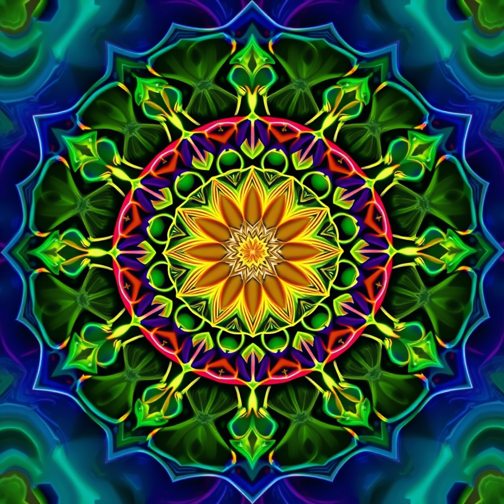 3D Mandalas and 3D patterns in the form of harmony website