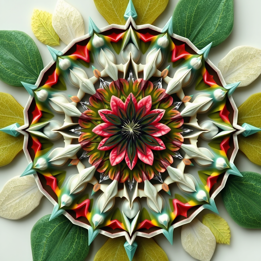 3D Mandalas and 3D patterns in the form of nature website