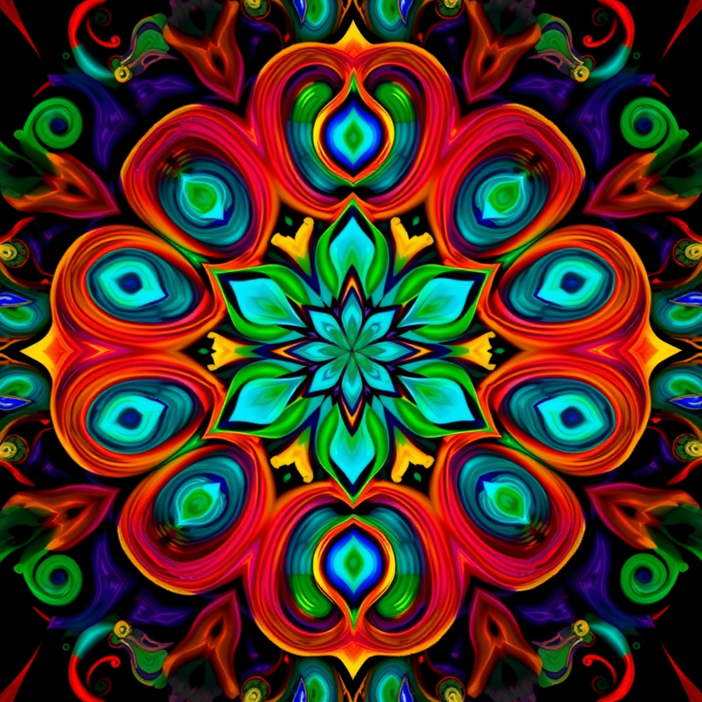 3D Mandalas and 3D patterns in the form of pencilcolor art website