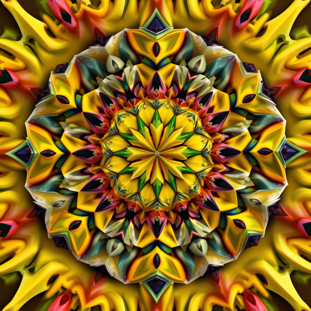 3D Mandalas and 3D patterns in the form of unique website