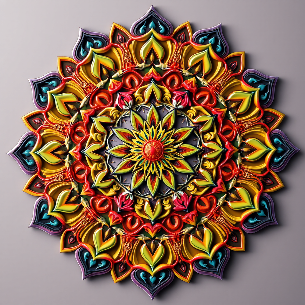3D Mandalas and 3D patterns in the form of wall art website