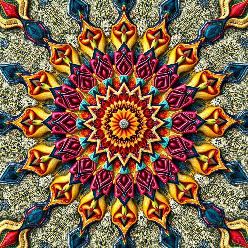 3D mandalas and patterns on the carpet website