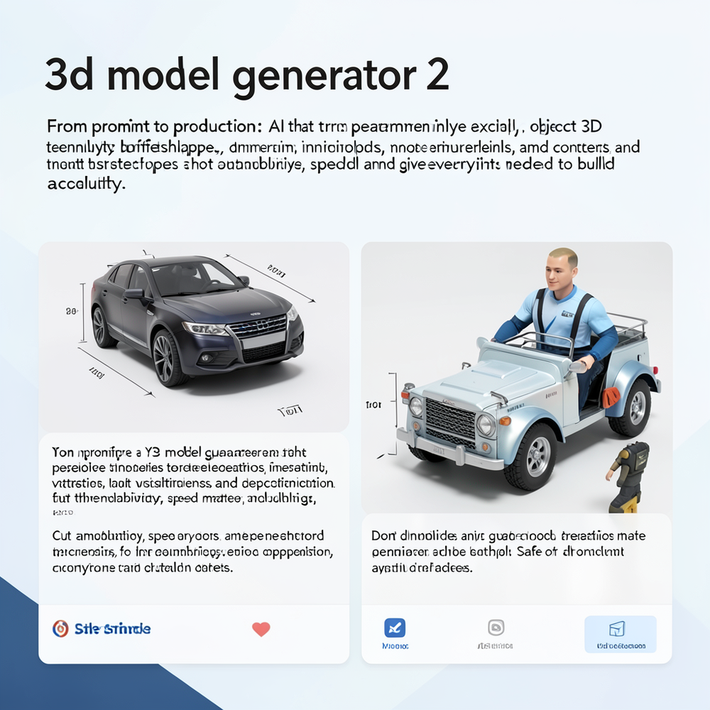 3d model generator 2 website