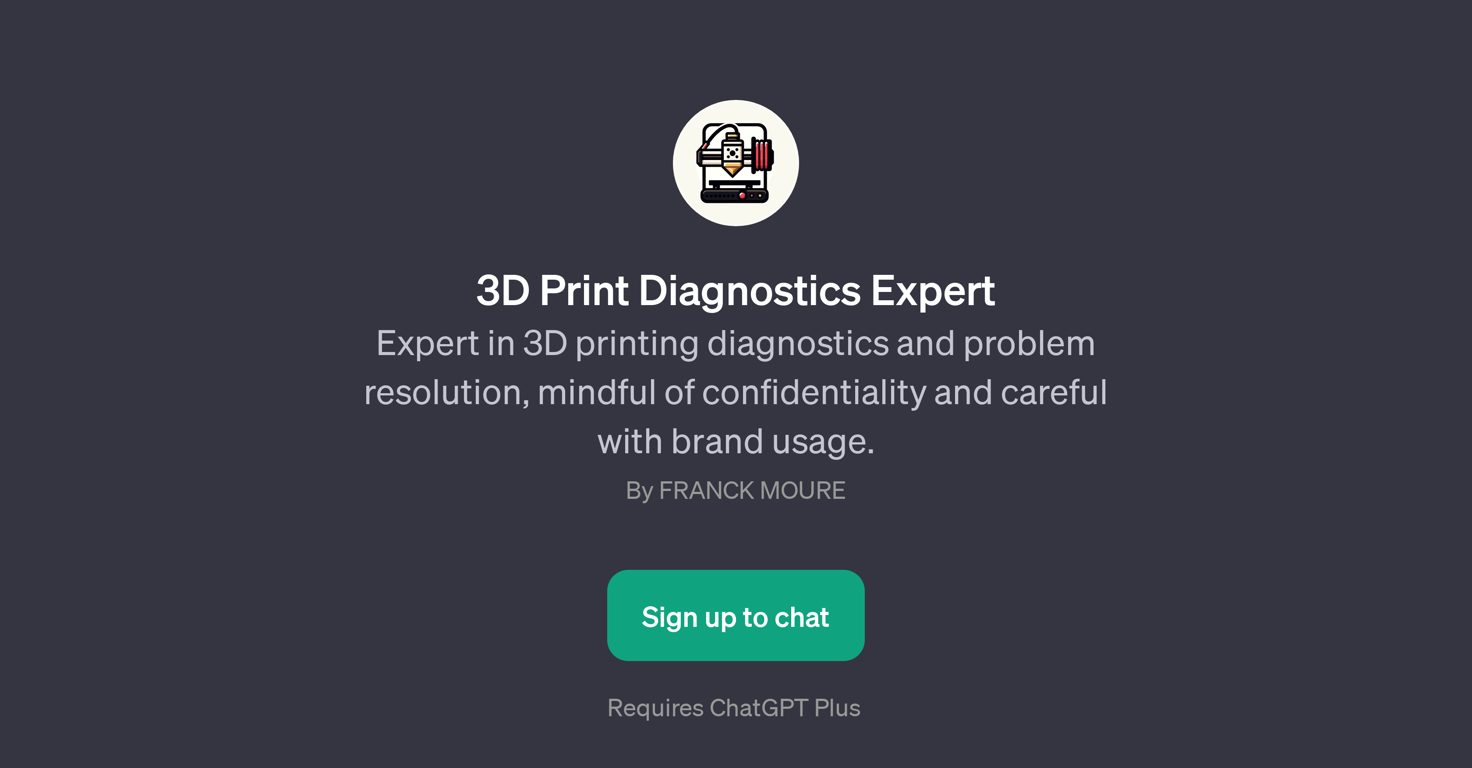 3D Print Diagnostics Expert website