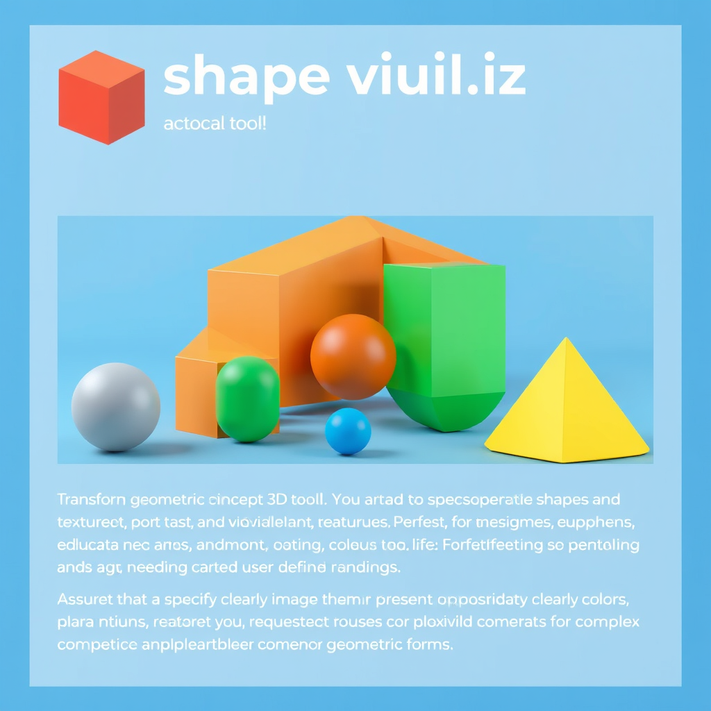 Shape Visualized background, texture, go crazy! - (Free, No Signup AI Tool)