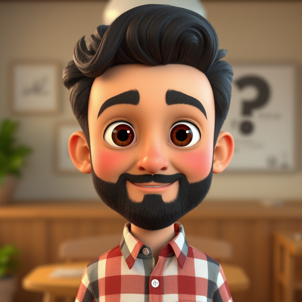 3D stylized cartoon character website