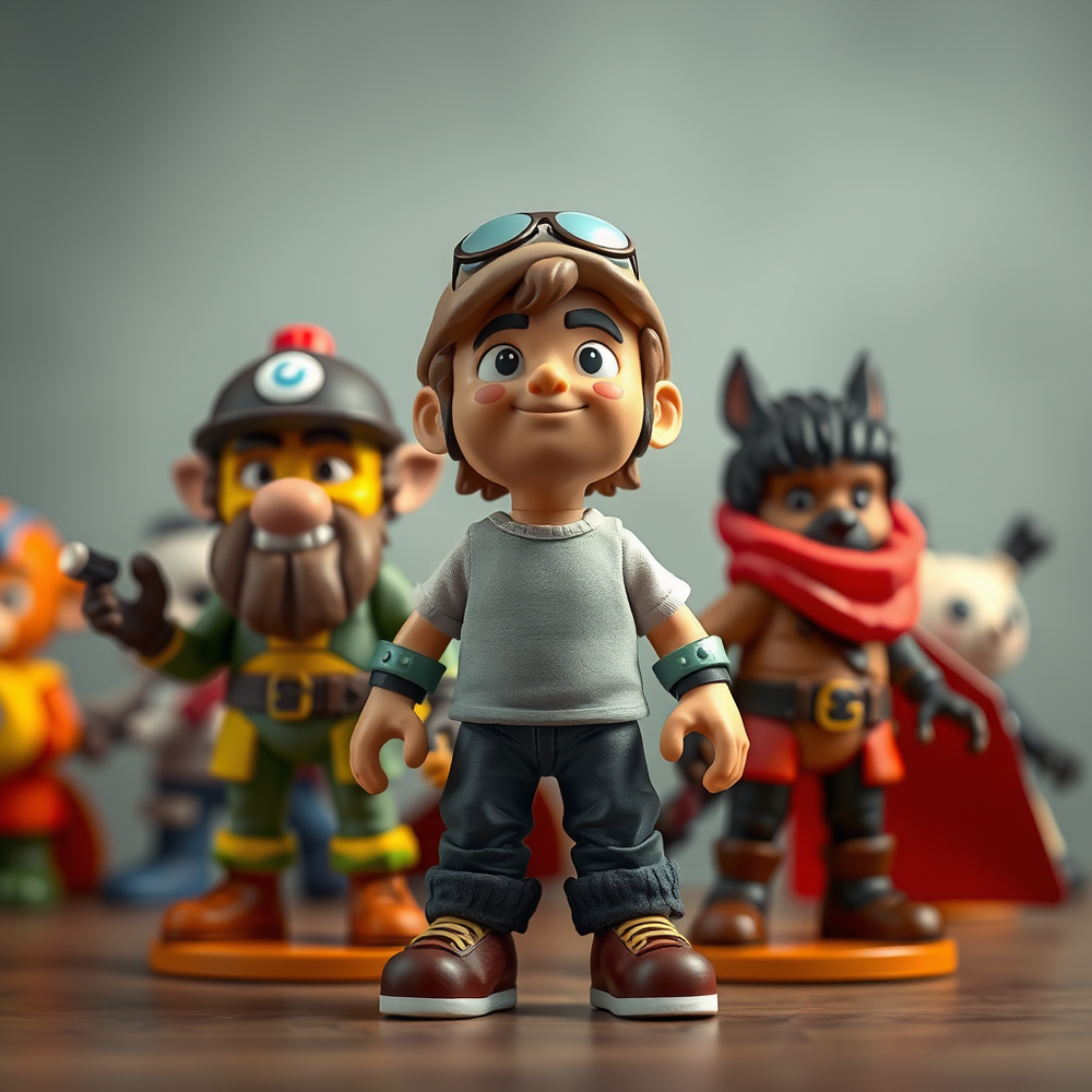 3d toy figure idea gen website