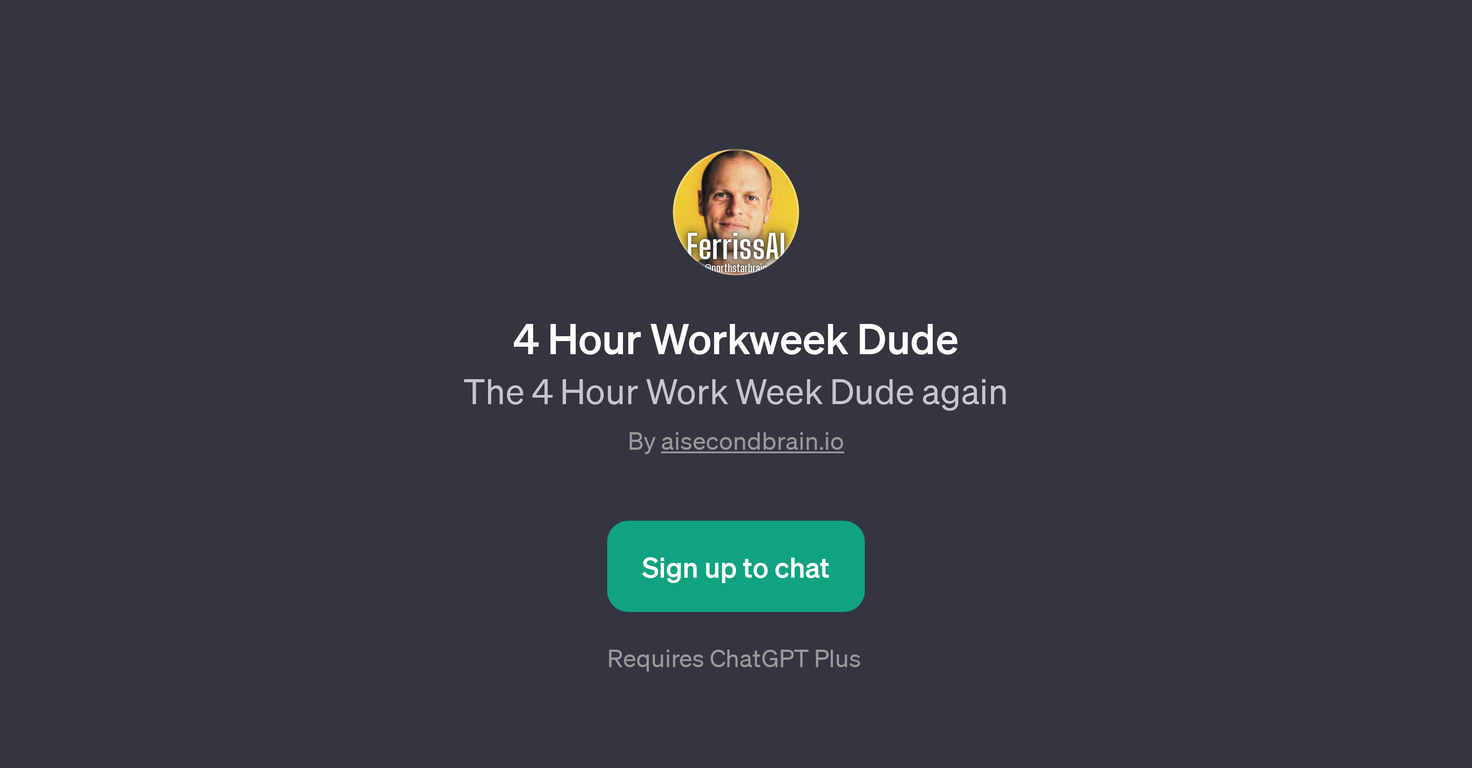 4 Hour Workweek Dude website