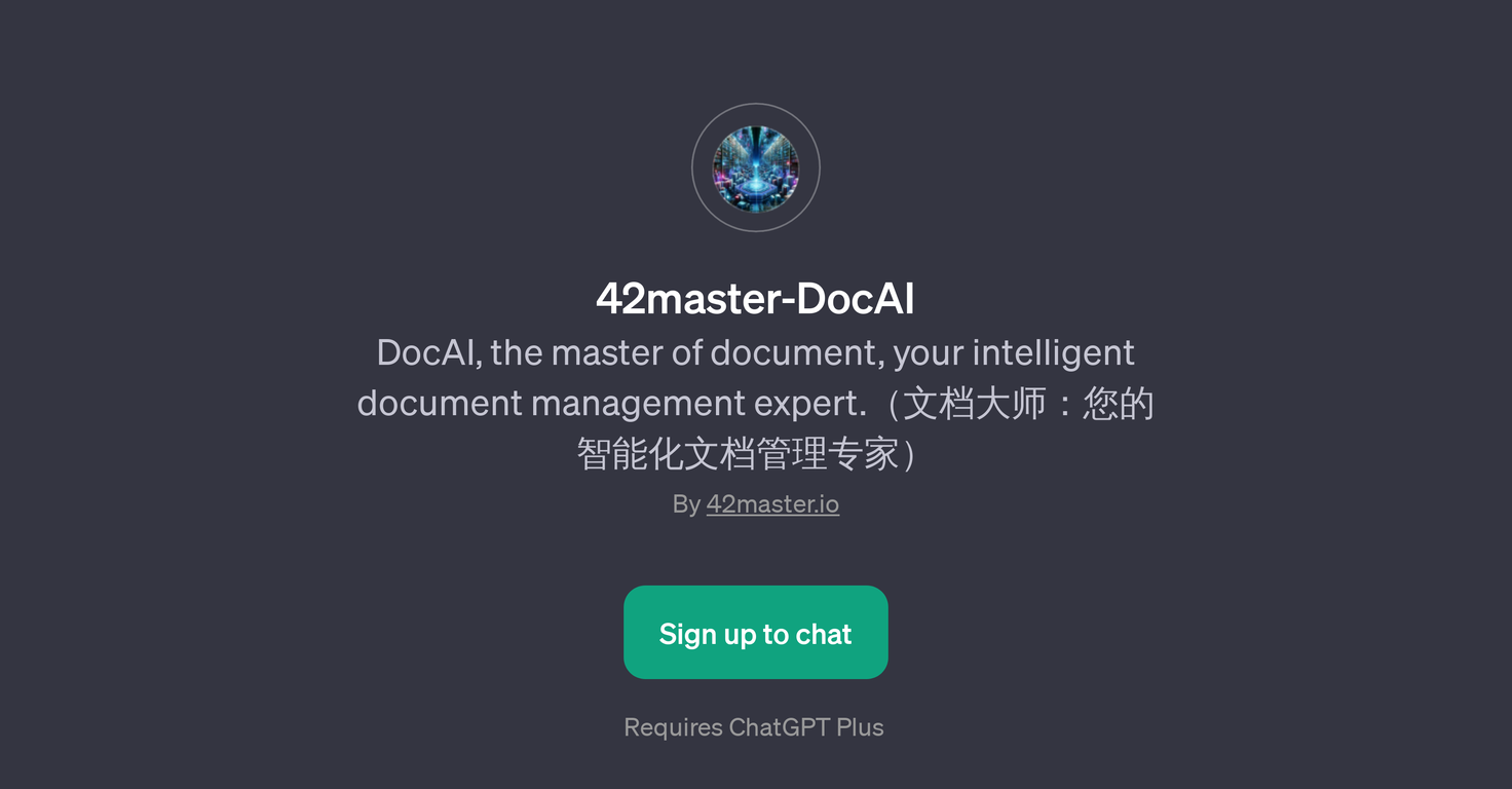 42master-DocAI website