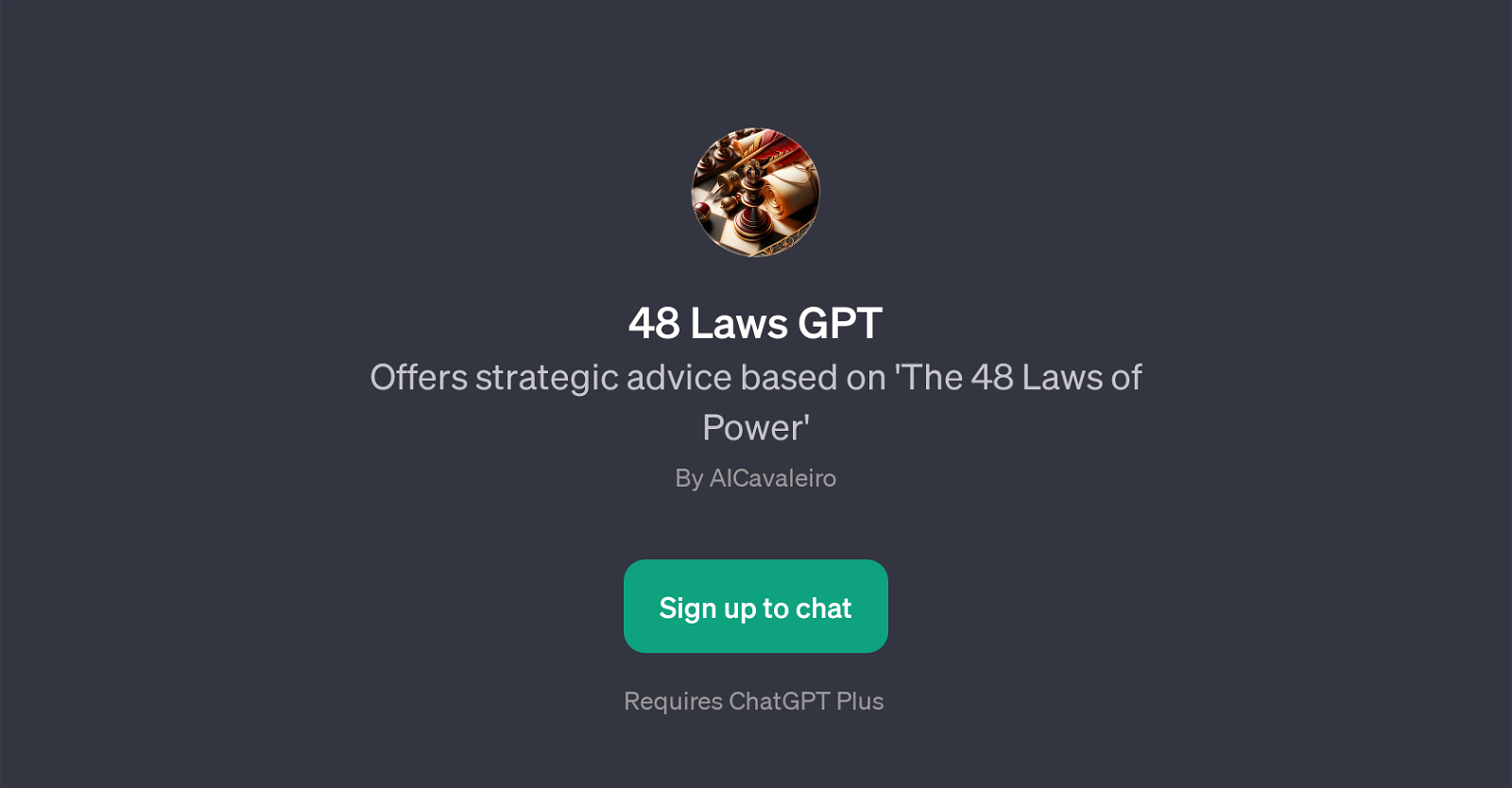 48 Laws GPT website