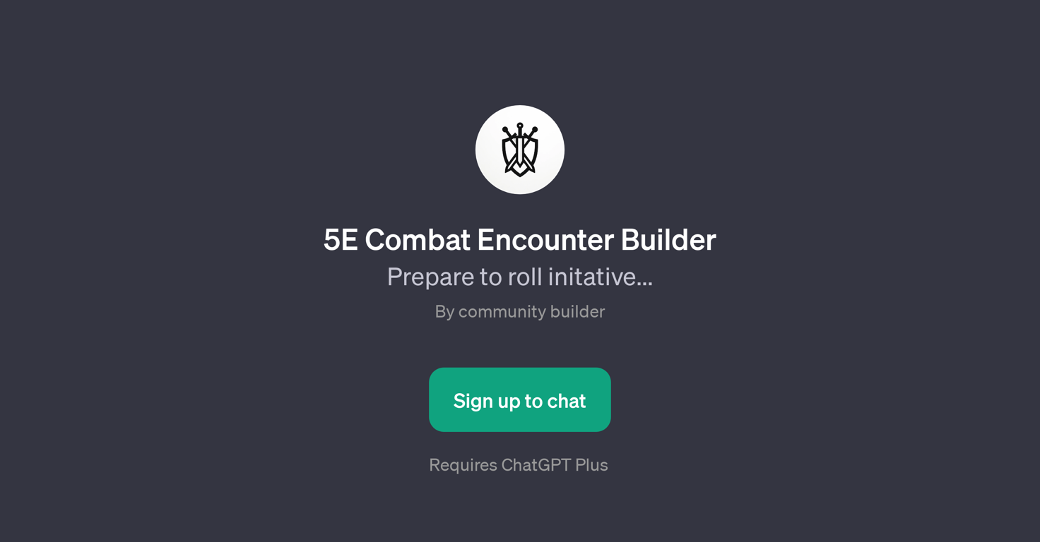 5E Combat Encounter Builder website