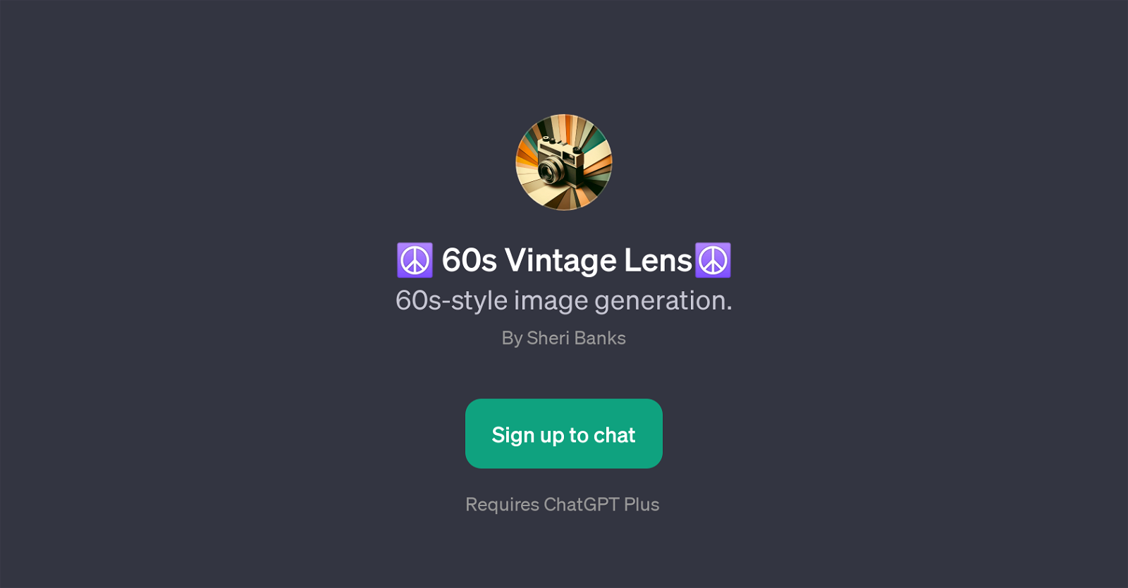 60s Vintage Lens website