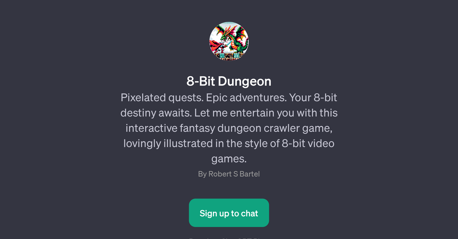 8-Bit Dungeon website