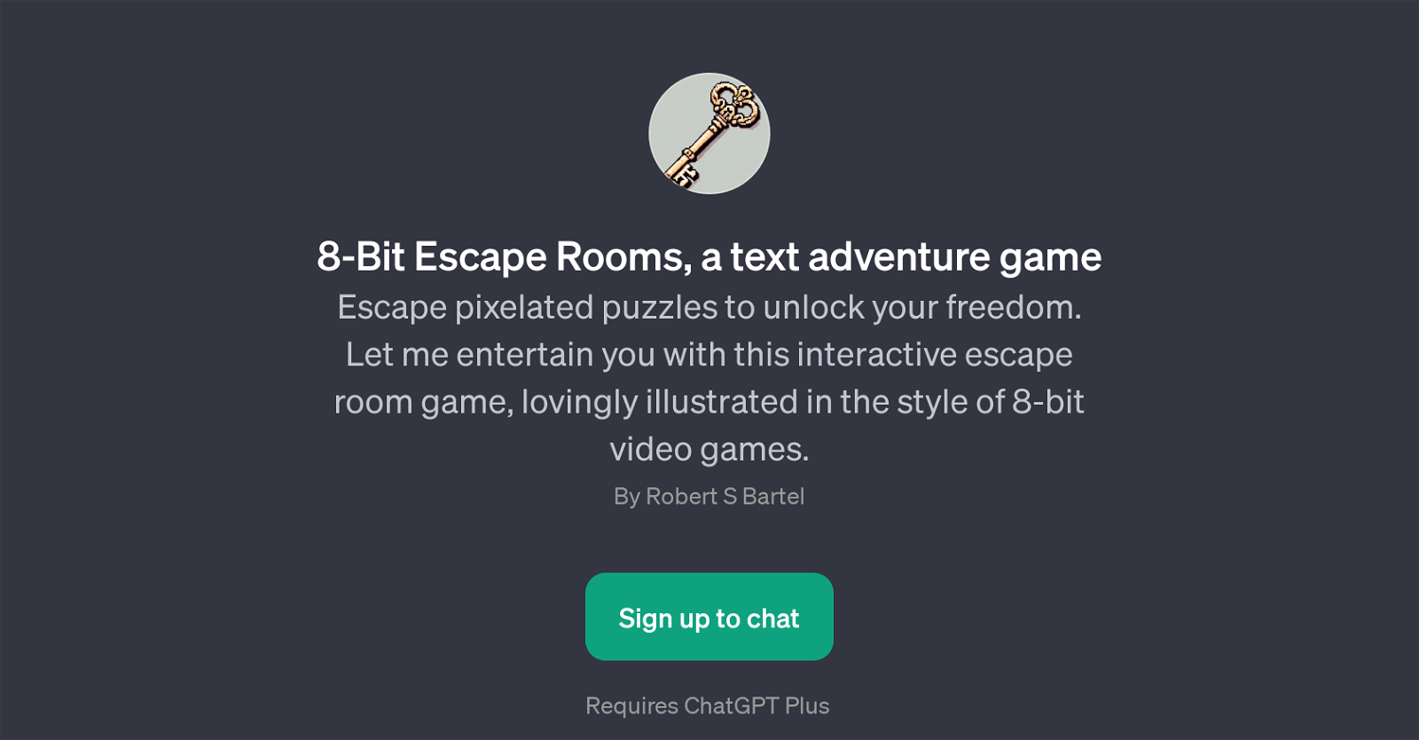 8-Bit Escape Rooms website