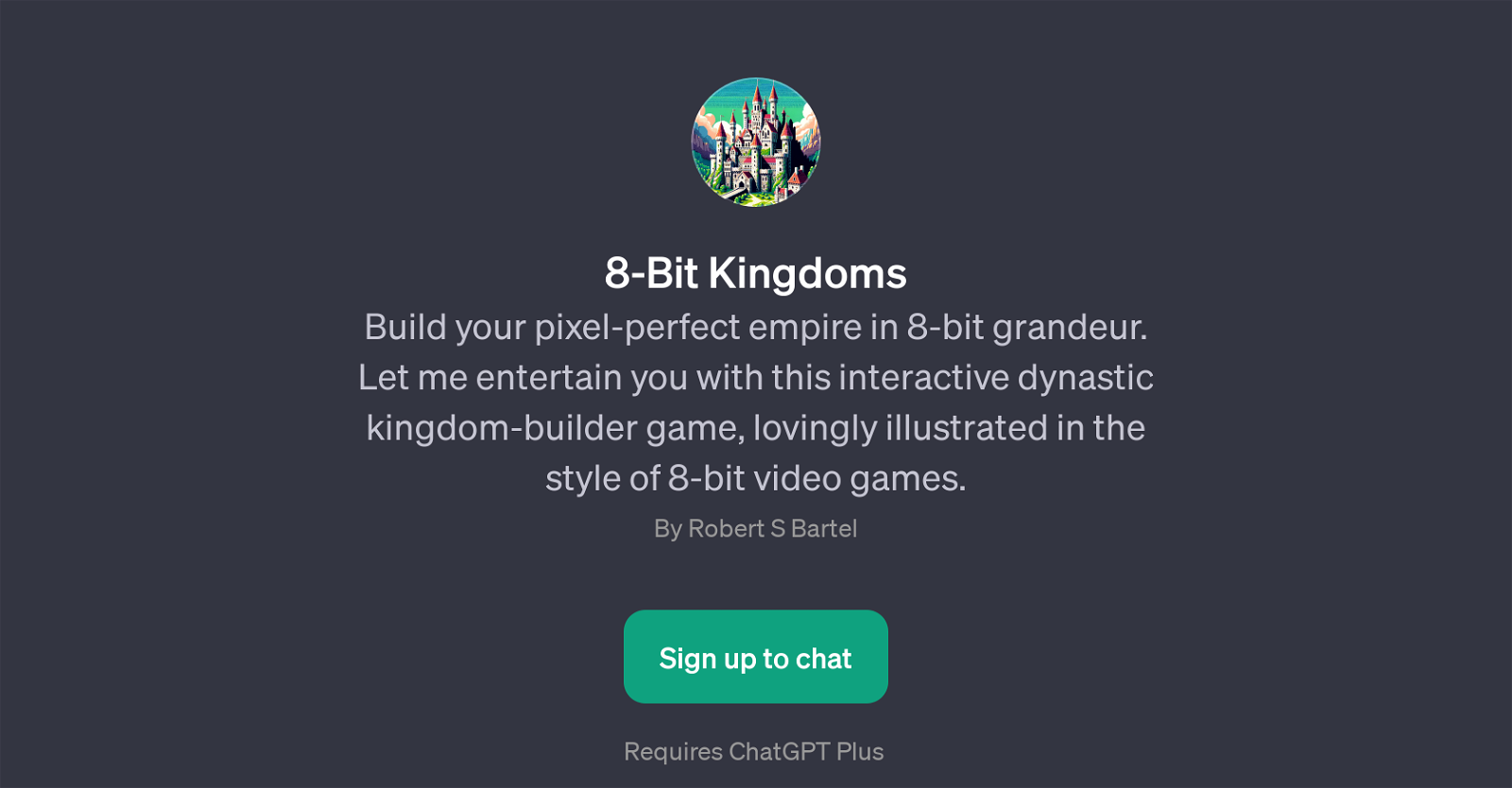 8-Bit Kingdoms website