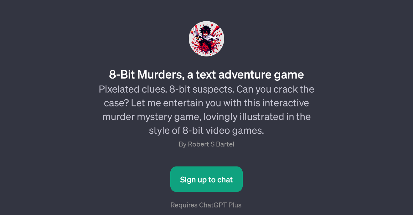 8-Bit Murders website
