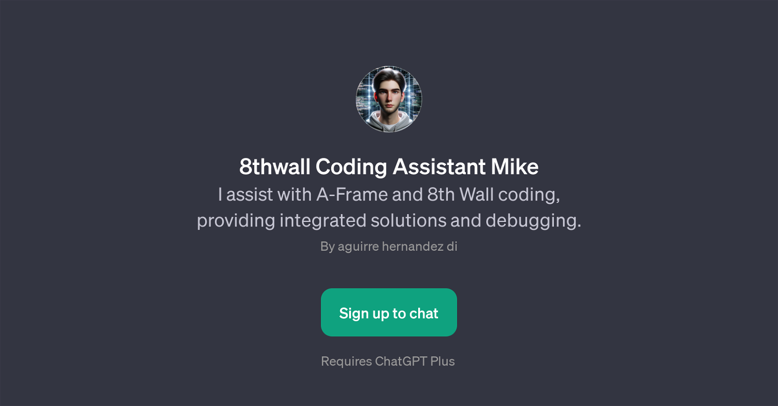 8thwall Coding Assistant Mike website