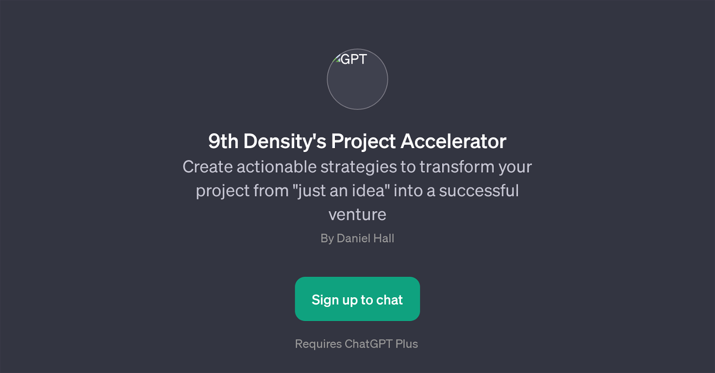 9th Density's Project Accelerator website