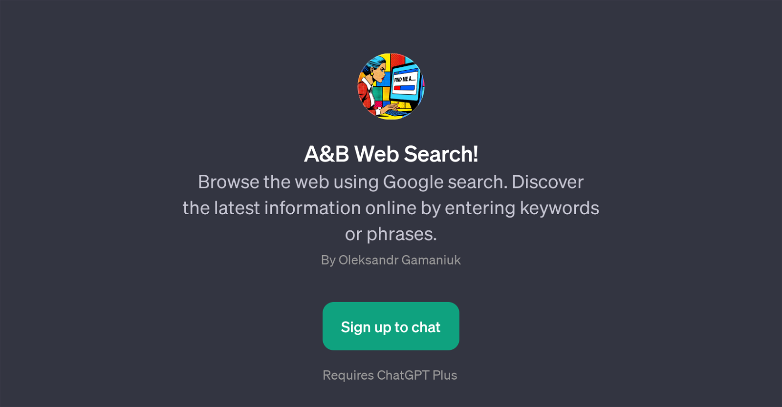 A&B Web Search website