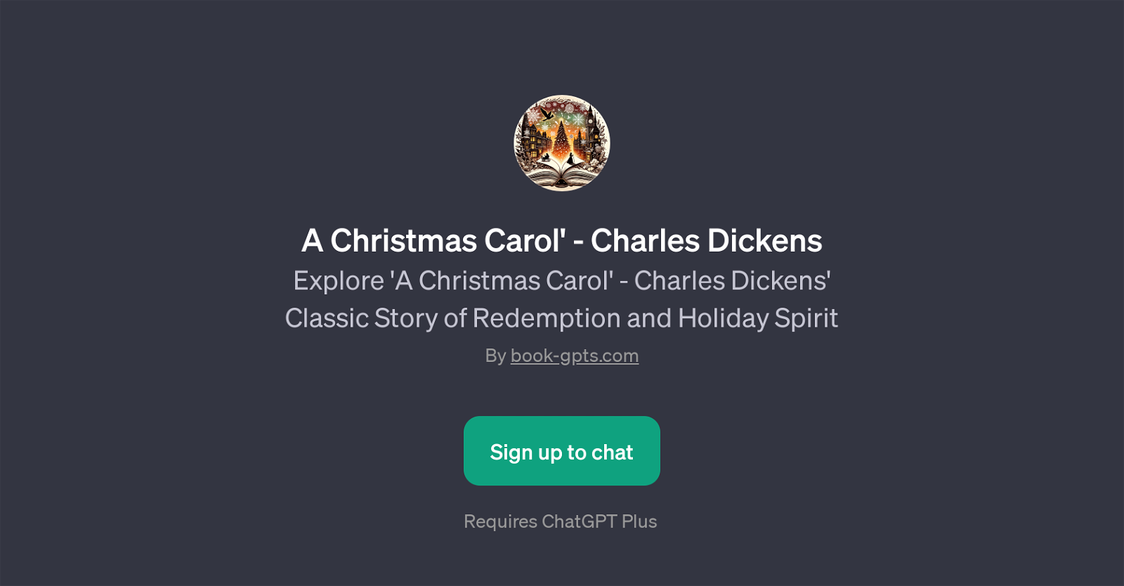 A Christmas Carol - Charles Dickens GPT website