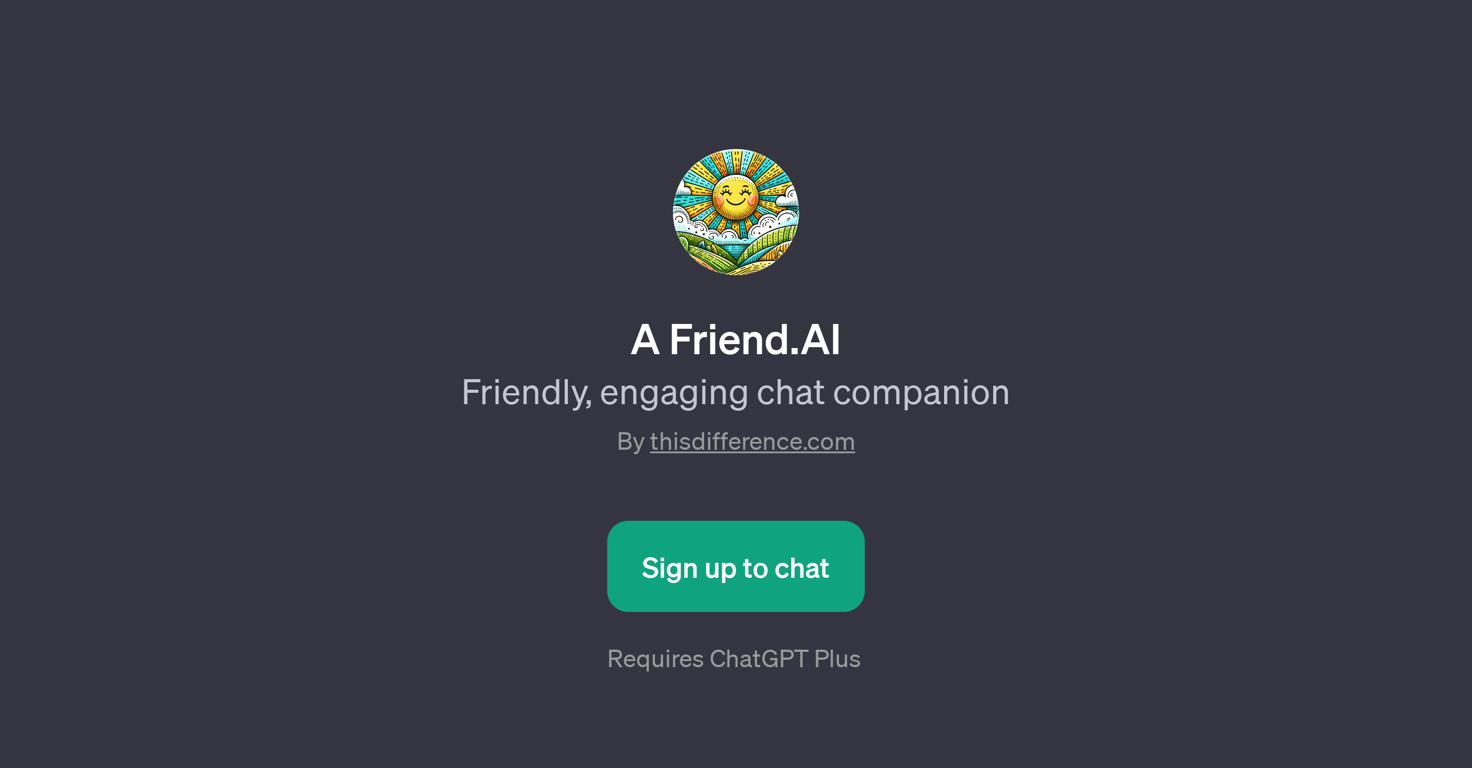A Friend.AI website
