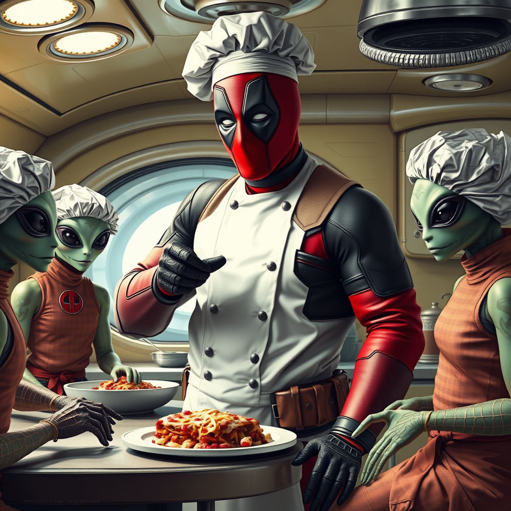 a gourmet chef alien website