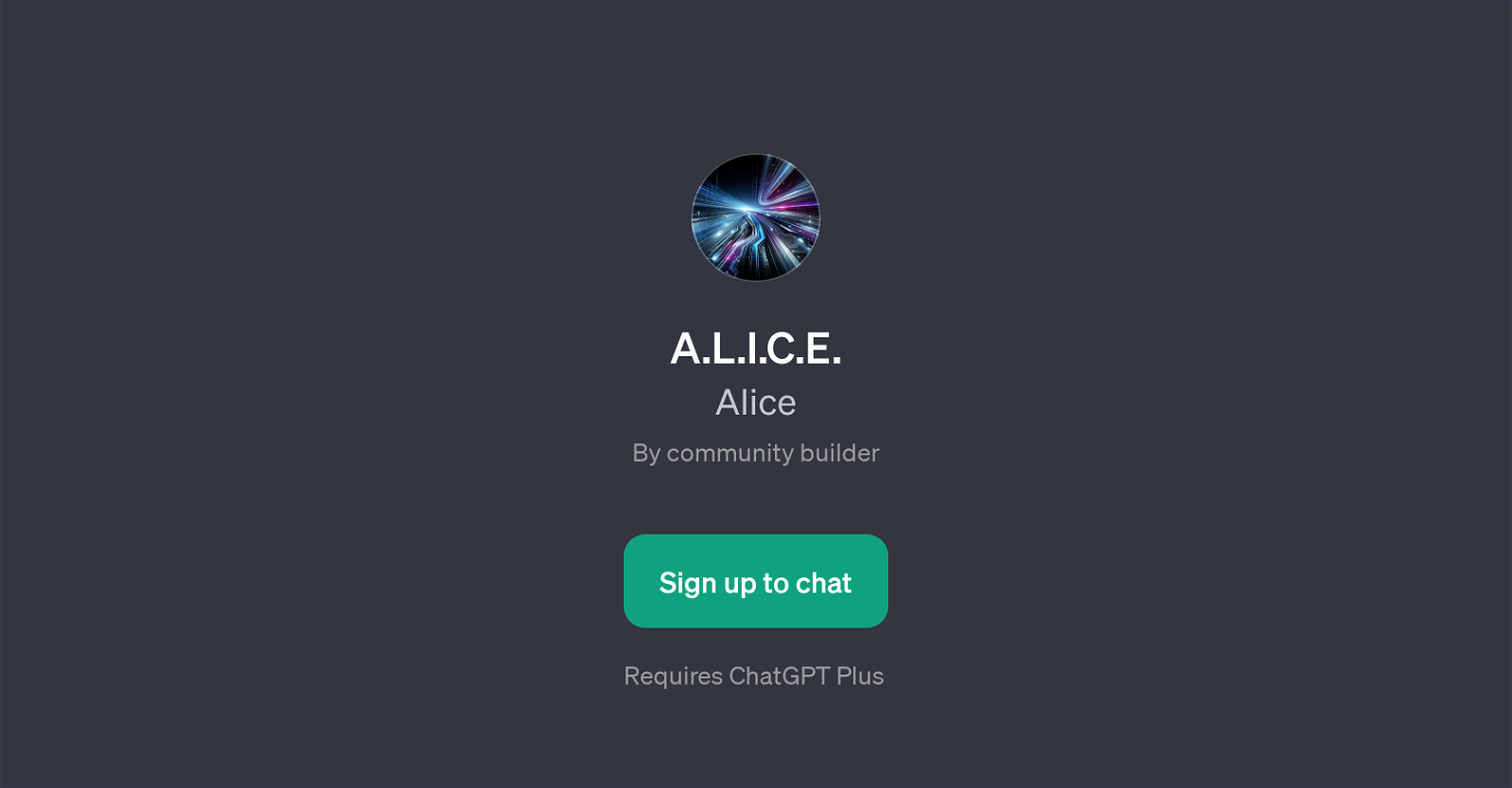 A.L.I.C.E. website