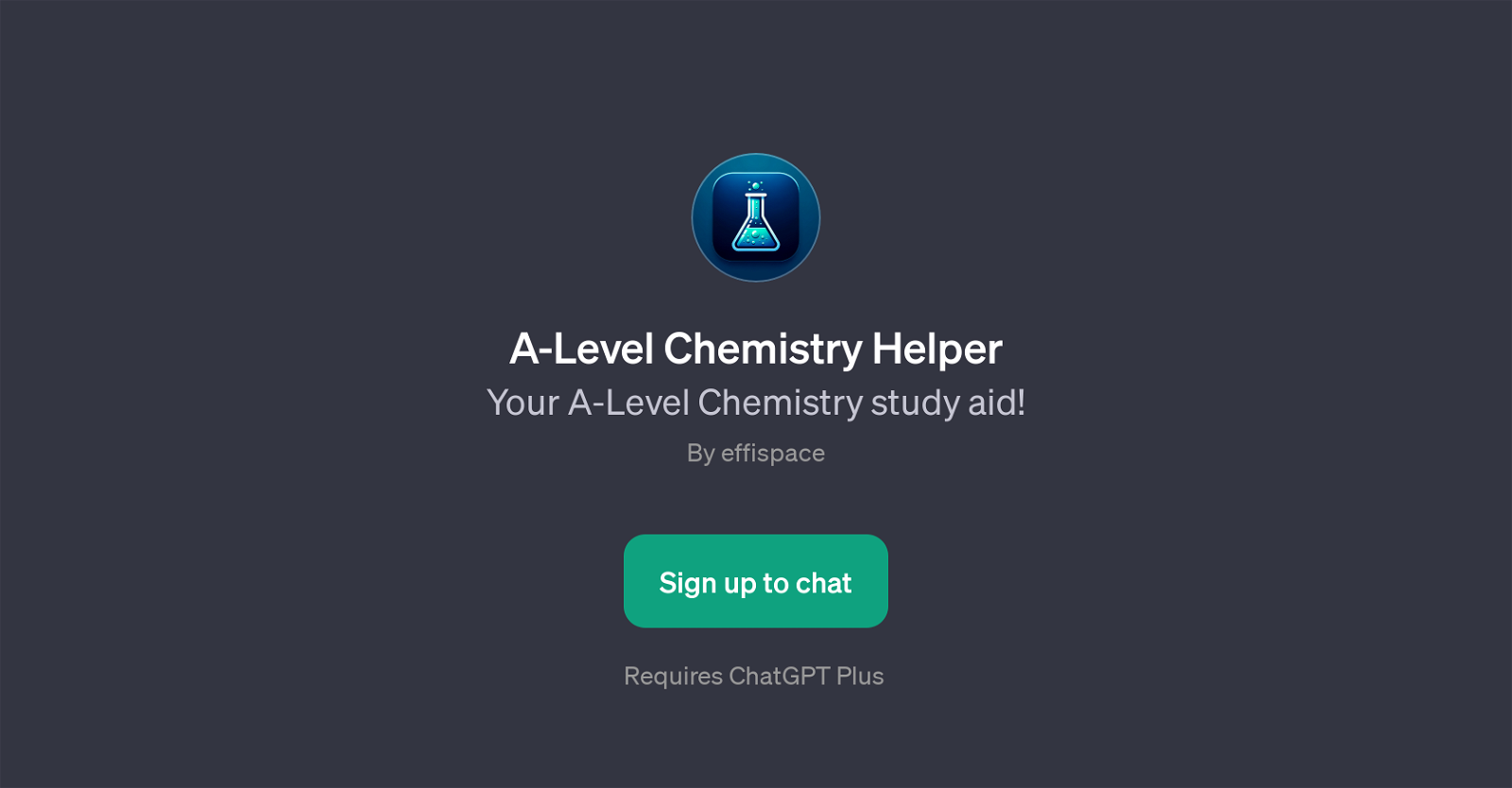 A-Level Chemistry Helper website