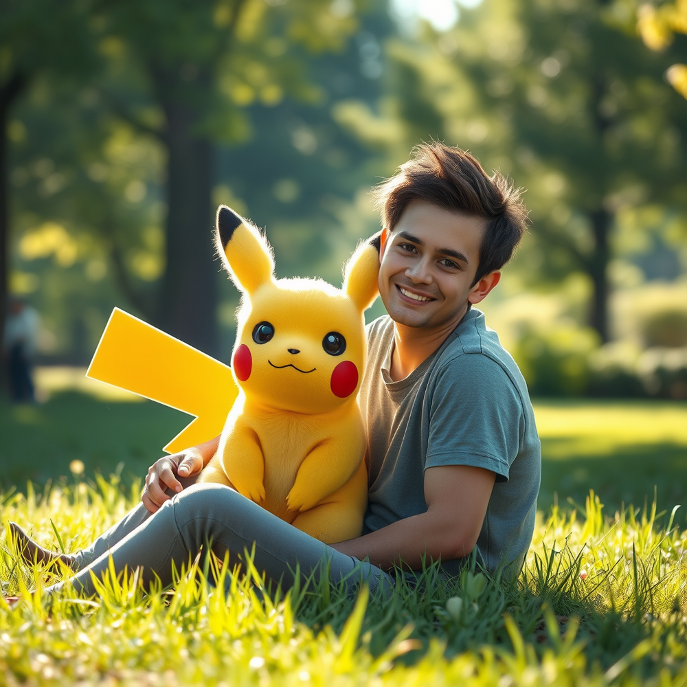 A Peaceful Moment with Pikachu website