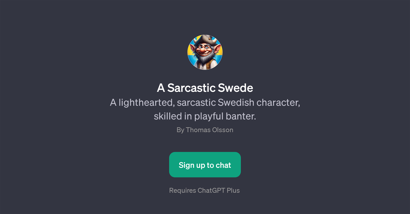 A Sarcastic Swede website