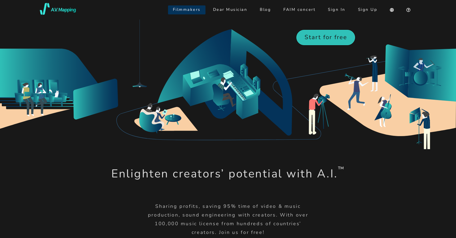 A.V. Mapping website