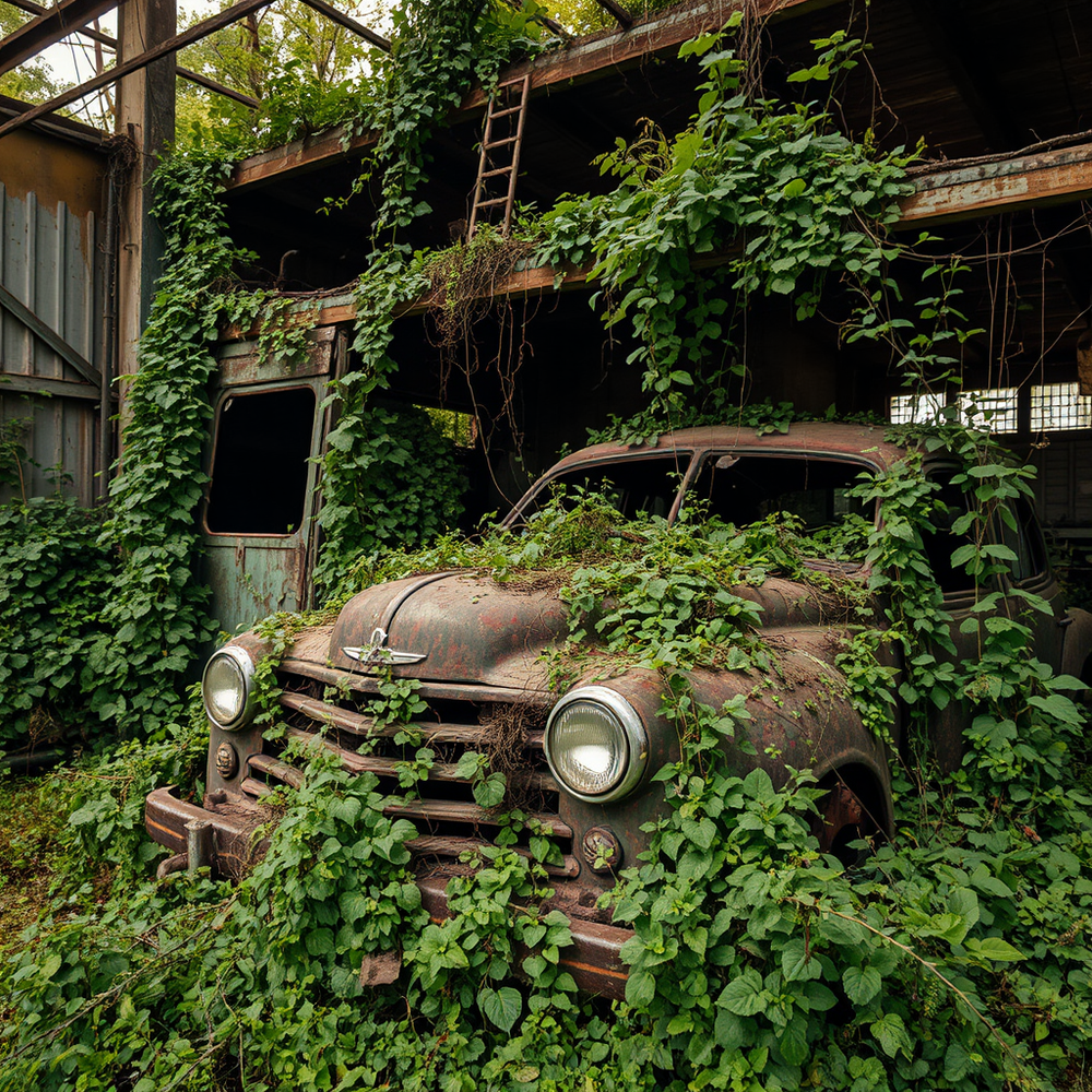 Abandoned Places Reclaimed by Nature Genre: Landscape/Conceptual website