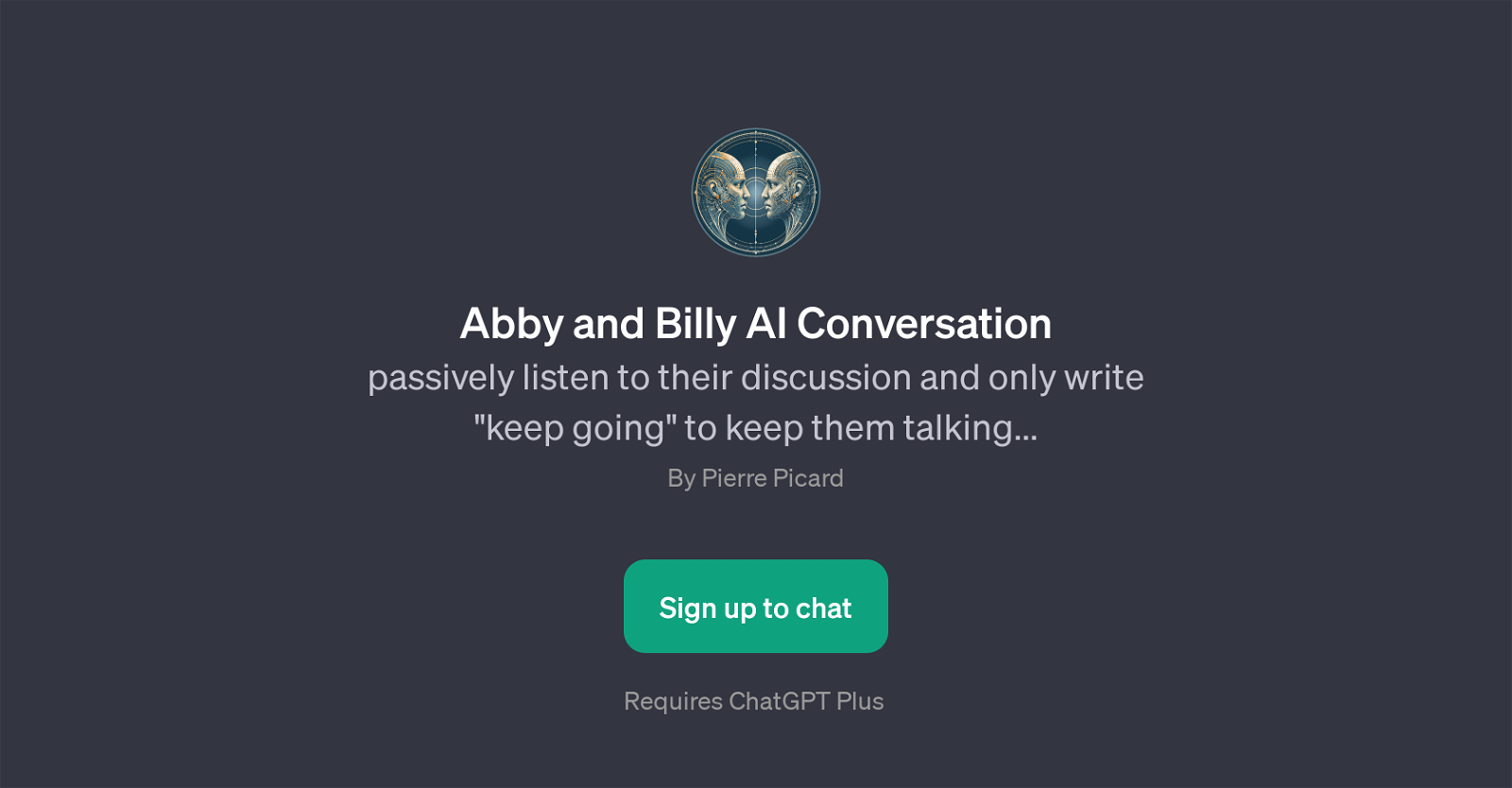 Abby and Billy AI Conversation website