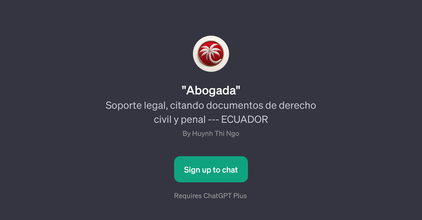 Abogada website