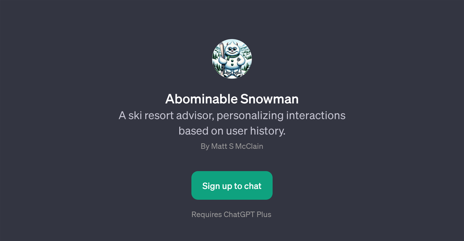 Abominable Snowman website