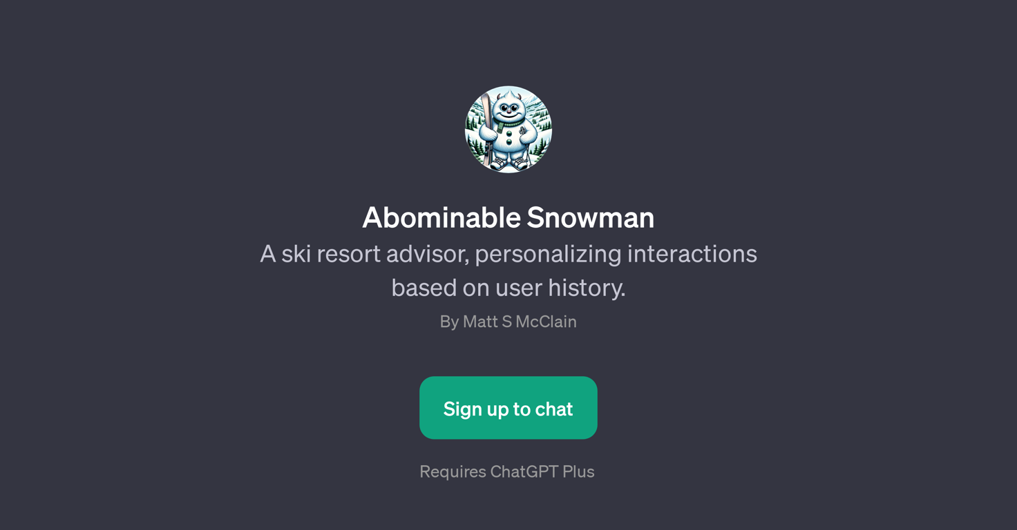 Abominable Snowman website